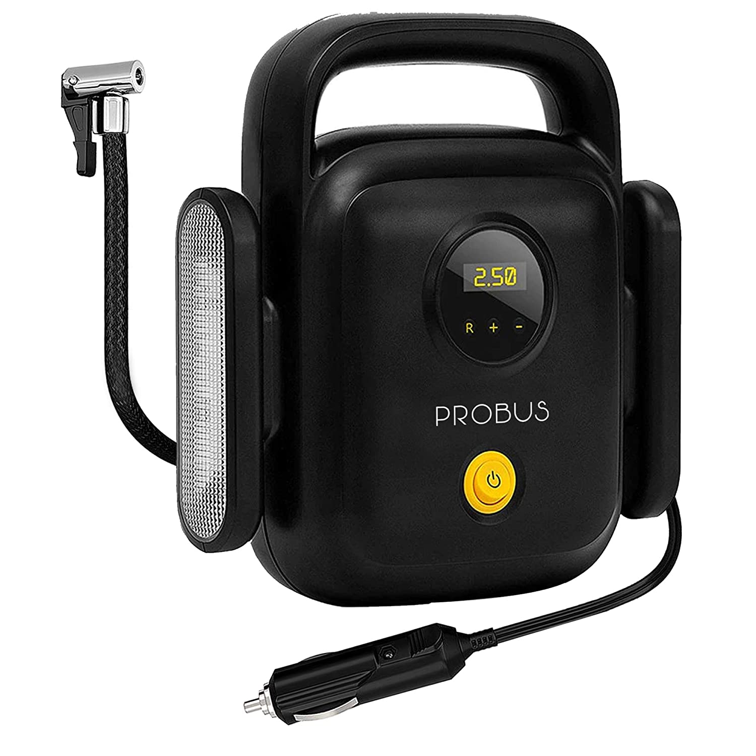 Probus Heavy Duty 150 Psi 4 Cylinders Compact Digital tyre Inflator